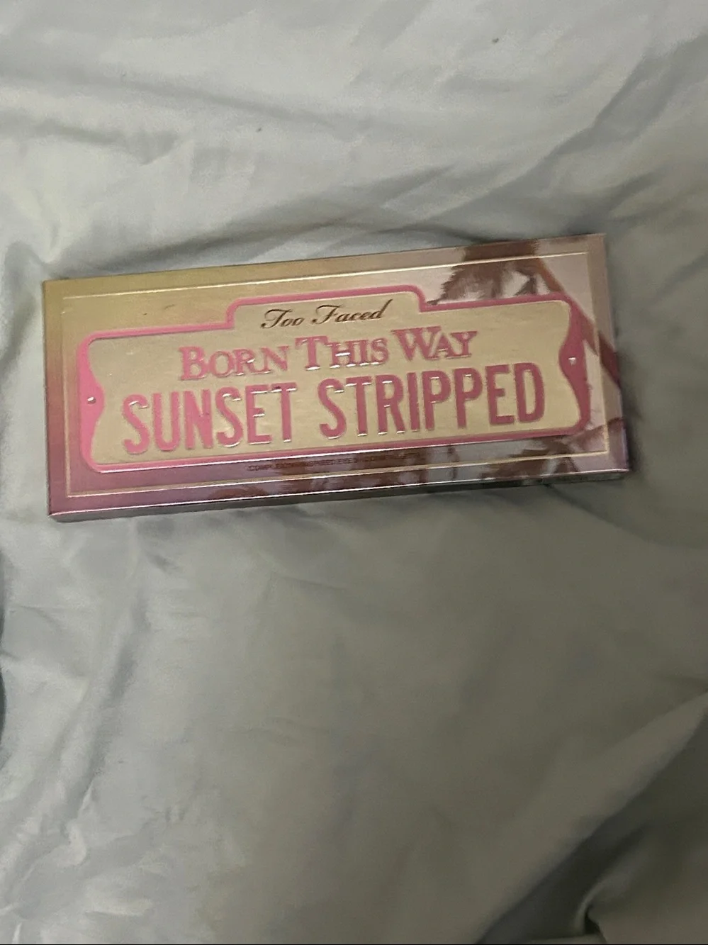 Too Faced Sunset Stripped Eyeshadow Palette in Pink and Gold
